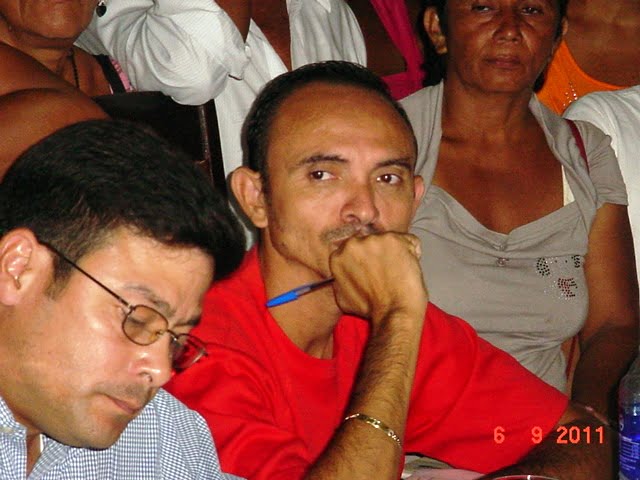 Jaime Ramirez y Felix Vega (camisa roja)